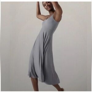 Athleta Blue/Grey Midi Dress